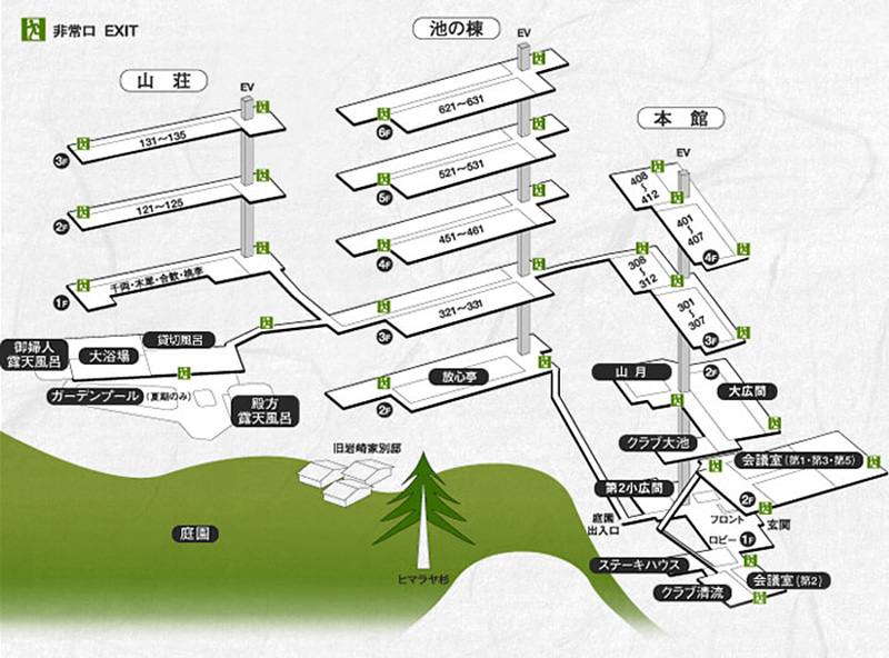 館内のご案内MAP